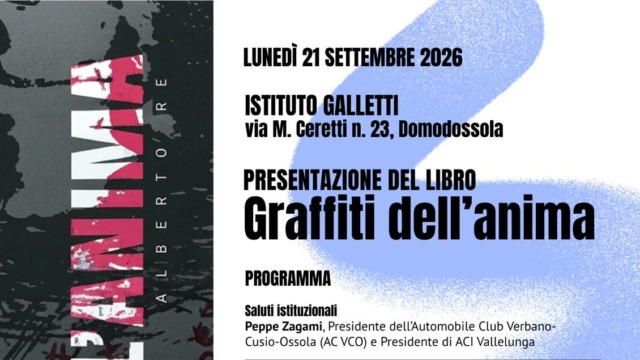 Sicurezza stradale: “Graffiti dell’anima” torna a Domodossola per parlare ai giovani