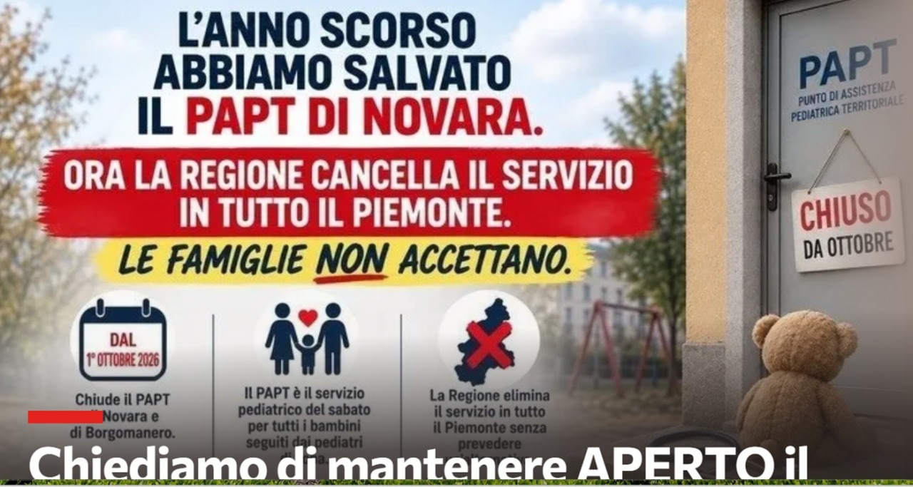 Papt, nuova mobilitazione delle famiglie: raccolte circa 3.600 firme