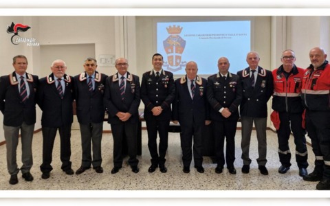 Novara, il comandante provinciale dei Carabinieri incontra la sezione Anc