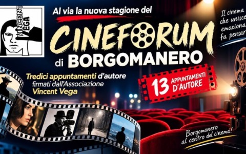 Borgomanero, torna il cinema di qualità: si riparte il 20 ottobre
