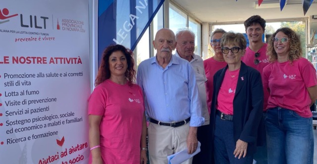 “Fiocco rosa” a Meina per la Delegazione Lilt: prevenzione e salute più vicine al territorio